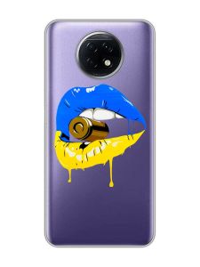 Прозорий чохол на Xiaomi Redmi Note 9T/Redmi Note 9 5G :: Губи і патрон (принт 264)