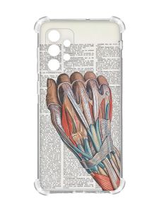 Чохол із потовщеними кутами на Oppo A72 5G :: Анатомія руки (принт 298)