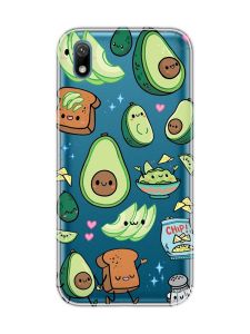 Прозорий чохол для Huawei Y5 2019 / Honor 8S :: Милі авокадо каваї (принт 305)