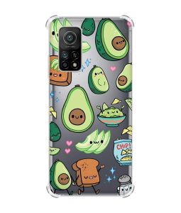 Чохол з потовщеними кутами для Xiaomi Mi 10T/Mi 10T Pro :: Милі авокадо каваї (принт 305)