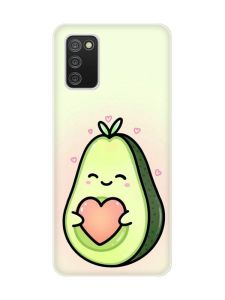 Чохол для Samsung Galaxy A02s :: Кавай авокадо з сердечком (принт 310)
