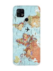 Чохол на Xiaomi Redmi 10C :: Карта світу (принт 318)