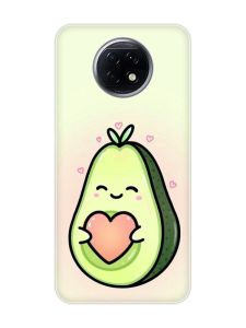Чохол на Xiaomi Redmi Note 9T/Redmi Note 9 5G :: Кавай авокадо з сердечком (принт 310)