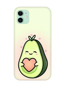 Чохол на Apple iPhone 11 (6,1) :: Кавай авокадо з сердечком (принт 310)