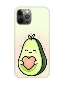 Чохол на iPhone 12 Pro Max :: Кавай авокадо з сердечком (принт 310)
