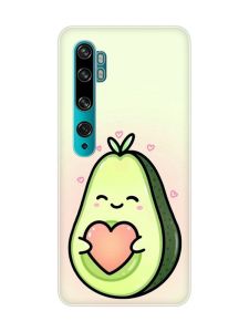 Чохол на Xiaomi Mi Note 10/Note 10 Pro :: Кавай авокадо з сердечком (принт 310)