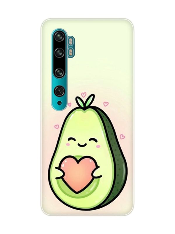 Чохол на Xiaomi Mi Note 10/Note 10 Pro :: Кавай авокадо з сердечком (принт 310)