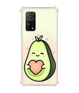 Чохол з потовщеними кутами для Xiaomi Mi 10T/Mi 10T Pro :: Кавай авокадо з сердечком (принт 310)