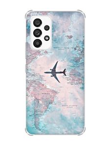 Чохол з потовщеними кутами на Samsung Galaxy A53 :: Подорожі. Карта (принт 317)