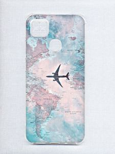 Чохол з потовщеними кутами на Xiaomi Redmi 9C/10A :: Подорожі. Карта (принт 317)