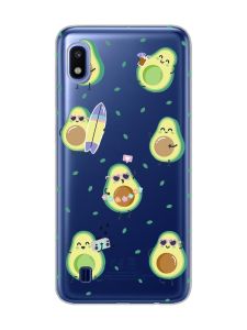 Прозорий чохол на Samsung Galaxy A10 (2019) A105 :: Авокадо на відпочинку (принт 302)