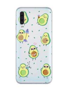 Прозорий чохол на Samsung Galaxy A50 (2019) A505 :: Авокадо на відпочинку (принт 302)