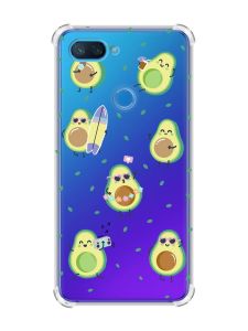 Чохол із потовщеними кутами на Xiaomi Mi 8 Lite :: Авокадо на відпочинку (принт 302)
