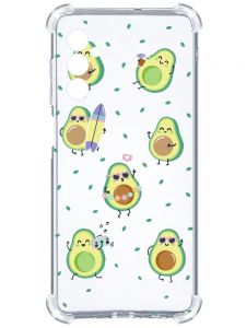 Чохол з потовщеними кутами на Samsung Galaxy A14 5G :: Авокадо на відпочинку (принт 302)