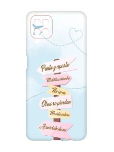 Матовий червоний чохол на Samsung Galaxy A12 :: Вказівники (принт 322)