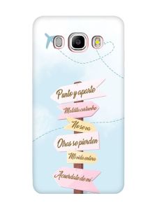 Матовий червоний чохол на Samsung Galaxy J5 (2016) J510 :: Вказівники (принт 322)