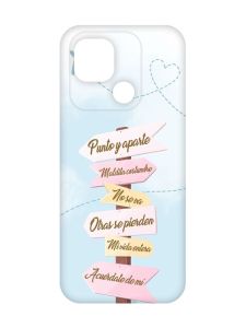 Матовий червоний чохол на Xiaomi Redmi 10C :: Вказівники (принт 322)