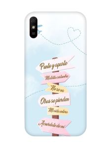 Матовий червоний чохол на Xiaomi Redmi 9A :: Вказівники (принт 322)