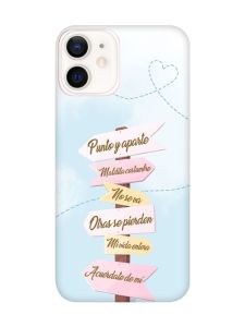 Матовий рожевий чохол на Apple iPhone 12 / 12 Pro (6.1) :: Вказівники (принт 322)