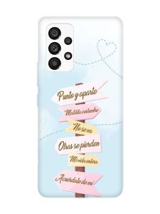 Матовий рожевий чохол на Samsung Galaxy A53 4G/5G :: Вказівники (принт 322)