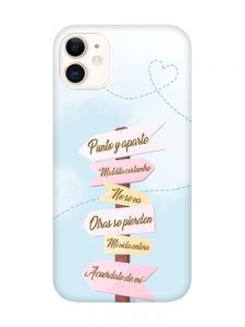 Матовий чорний чохол на Apple iPhone 11 (6.1) :: Вказівники (принт 322)