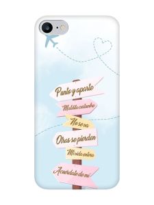 Матовий чорний чохол на iPhone 7 / 8 :: Вказівники (принт 322)