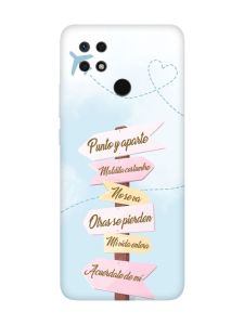 Матовий чорний чохол на Xiaomi Redmi 10C :: Вказівники (принт 322)