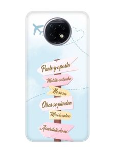 Прозорий чохол на Xiaomi Redmi Note 9T/Redmi Note 9 5G :: Вказівники (принт 322)