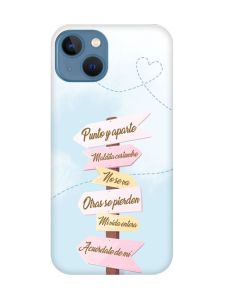 Прозорий чохол на Apple iPhone 13 :: Вказівники (принт 322)