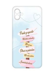 Прозорий чохол на Samsung Galaxy A04e/A042 :: Вказівники (принт 322)