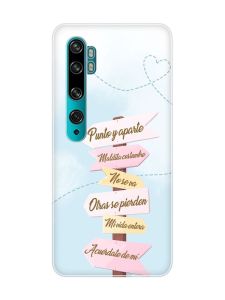 Прозорий чохол на Xiaomi Mi Note 10/Note 10 Pro :: Вказівники (принт 322)