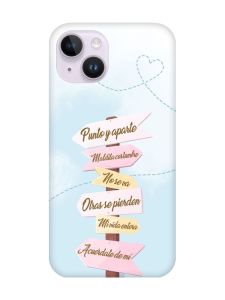 Прозорий чохол із захистом камери на iPhone 14 :: Вказівники (принт 322)