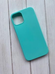 Силіконовий матовий чохол для Apple iPhone 12 / 12 Pro (6.1) Бірюзовий
