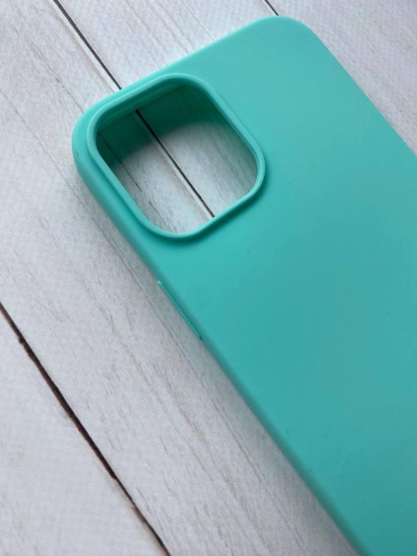 Силіконовий матовий чохол для Apple iPhone 12 Pro Max Бірюзовий