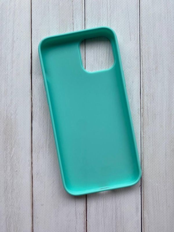 Силіконовий матовий чохол для Apple iPhone 12 Pro Max Бірюзовий