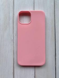 Силіконовий матовий чохол для Apple iPhone 14 Рожевий