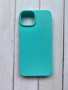 Силіконовий матовий чохол для Apple iPhone 14 Бірюзовий