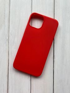 Силіконовий матовий чохол для Apple iPhone 14 Червоний