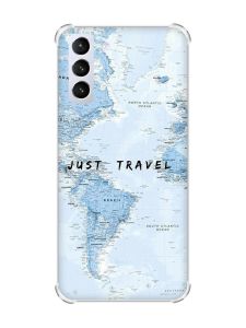 Чохол з потовщеними кутами на Samsung Galaxy S21 (G991) :: Подорожі. Карта (принт 323)