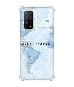 Чохол з потовщеними кутами для Xiaomi Mi 10T/Mi 10T Pro :: Подорожі. Карта (принт 323)