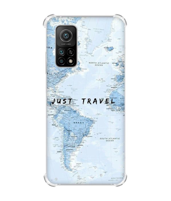 Чохол з потовщеними кутами для Xiaomi Mi 10T/Mi 10T Pro :: Подорожі. Карта (принт 323)