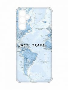Чохол з потовщеними кутами на Samsung A34 5G :: Подорожі. Карта (принт 323)