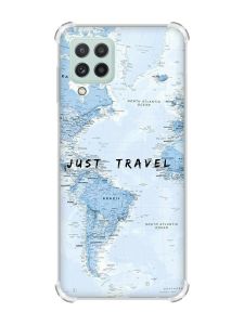 Чохол з потовщеними кутами на Samsung Galaxy A22 4G/M32/M22 :: Подорожі. Карта (принт 323)