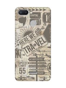 Матовий чохол з чорними боками на Xiaomi Redmi 6 :: Мандри (принт 324)