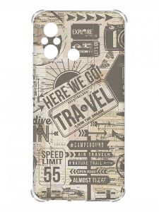 Чохол з потовщеними кутами на Xiaomi Redmi 12C :: Мандри (принт 324)