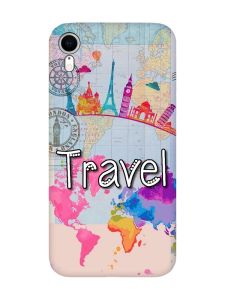 Матовий чохол з чорними боками на Apple iPhone XR :: Подорож. Travel (принт 321)