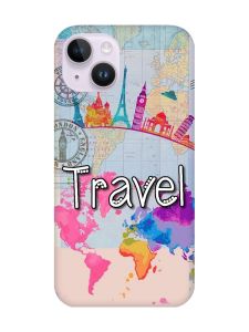 Чохол із захистом камери на iPhone 14 :: Подорож. Travel (принт 321)