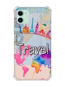 Чохол з потовщеними кутами на Apple iPhone 11 (6.1) :: Подорож. Travel (принт 321)