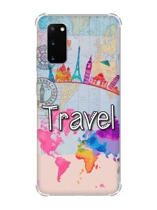 Чохол із потовщеними кутами на Samsung Galaxy S20 Plus :: Подорож. Travel (принт 321)