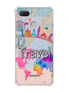 Чохол із потовщеними кутами для Xiaomi Redmi 6 :: Подорож. Travel (принт 321)